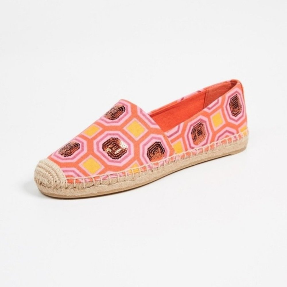 NWT Tory Burch Cecily Embellished Espadrilles